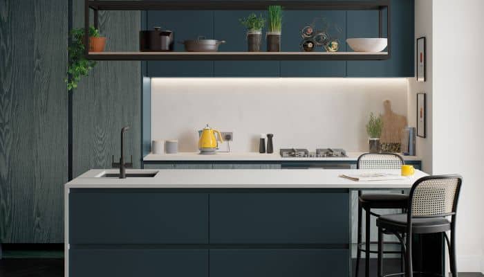 Modern kitchen with splashback