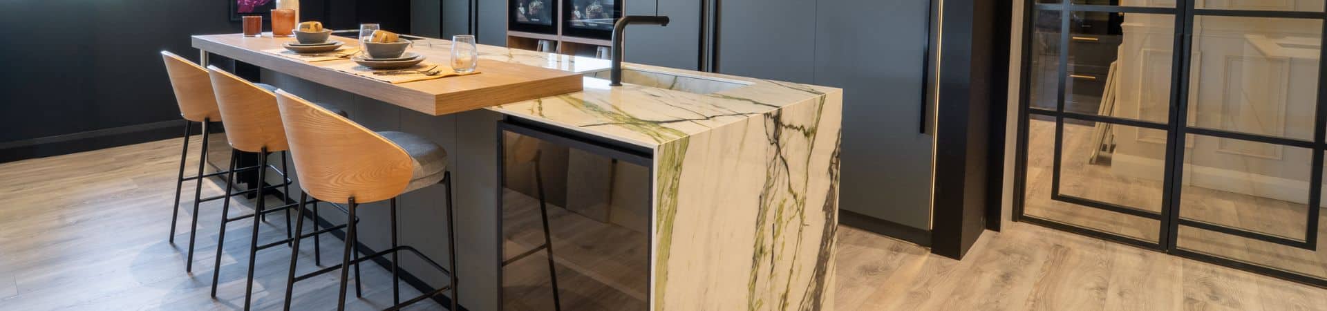 l-shape kitchen